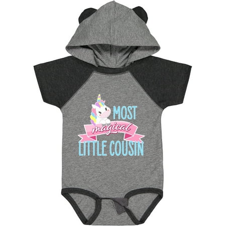 Inktastic Most Magical Little Cousin- Cute Unicorn Gift Baby Girl Bodysuit