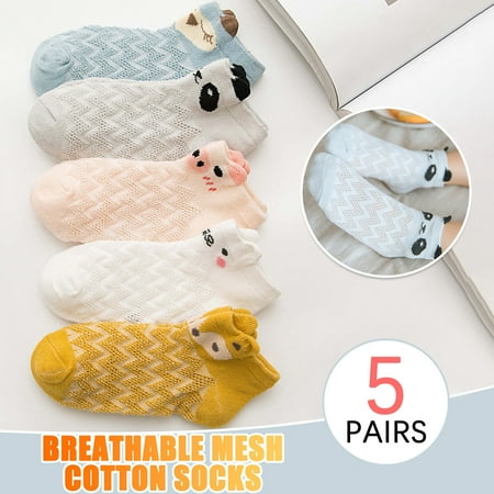 Leutsin Toddler Girls Boys Socks Cozy Breathable Cute Summer Mesh Baby Non-slip Socks
Leutsin Toddler Girls Boys Socks Cozy Breathable Cute Summer Mesh Baby Non-slip Socks