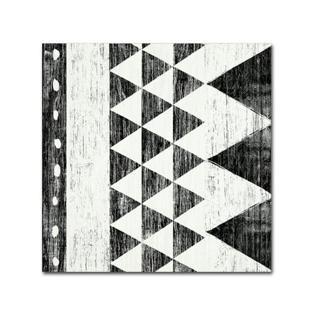 Trademark Fine Art 'Patterns of the Savanna I No Gray BW' Canvas Art by Moira Hershey