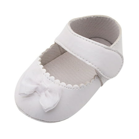 Baby Girls Shoes Solid Color Bowknot Soft Sole Lightly Non-Slip Comfy Hook and Loop Prewalker Shoes for Girl Size 13
Baby Girls Shoes Solid Color Bowknot Soft Sole Lightly Non-Slip Comfy Hook and Loop Prewalker Shoes for Girl Size 13