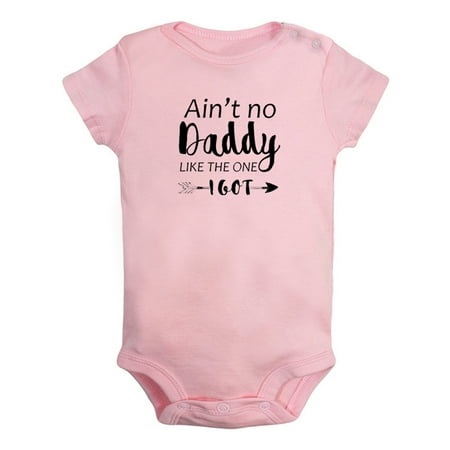Ain t No Daddy Like The One I Got Funny Rompers For Babies Newborn Baby Unisex Bodysuits Infant Jumpsuits Toddler 0-24 Months Kids One-Piece Oufits (Pink 6-12 Months)
Ain t No Daddy Like The One I Got Funny Rompers For Babies Newborn Baby Unisex Bodysuits Infant Jumpsuits Toddler 0-24 Months Kids One-Piece Oufits (Pink 6-12 Months)