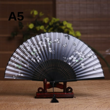 Erqing Laughing Fan Silk Female Fan Silk Lady Folding Fan Cherry Blossom Bamboo Fan and Wind Folding Fan
Erqing Laughing Fan Silk Female Fan Silk Lady Folding Fan Cherry Blossom Bamboo Fan and Wind Folding Fan