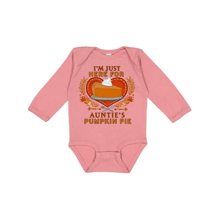 Inktastic I m Just Here for Auntie s Pumpkin Pie with Hearts Gift Baby Boy or Baby Girl Long Sleeve Bodysuit
Inktastic I m Just Here for Auntie s Pumpkin Pie with Hearts Gift Baby Boy or Baby Girl Long Sleeve Bodysuit