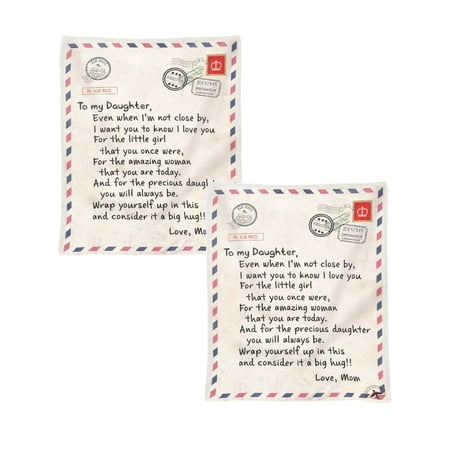Oleegame 2PC Kitchen Rug To My Daughter Warm Gift Blanket Letter Blanket Christmas Holiday Birthday Gift Envelope Blanket For Daughter
Oleegame 2PC Kitchen Rug To My Daughter Warm Gift Blanket Letter Blanket Christmas Holiday Birthday Gift Envelope Blanket For Daughter