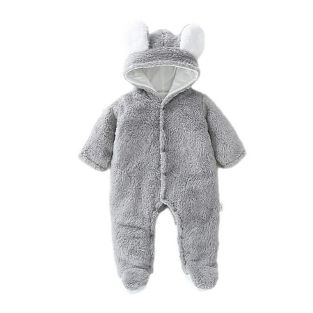 Newborn Baby Cartoon Bear Ear Fleece Warm Hooded Romper Jumpsuit Onesies Bodysuit Outerwear Girls Boys Autumn Winter Knit Jumpsuit Sweater Crawl Suit Overall Rompers 0-12Months
Newborn Baby Cartoon Bear Ear Fleece Warm Hooded Romper Jumpsuit Onesies Bodysuit Outerwear Girls Boys Autumn Winter Knit Jumpsuit Sweater Crawl Suit Overall Rompers 0-12Months