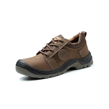 Wazshop Unisex Work Boots Lace Up Protection Boot Slip Resistant Safety Shoe Heavy Duty Steel Toe Ankle Booties Women Men Anti-smash Puncture-proof Low Top Brown 5.5
Wazshop Unisex Work Boots Lace Up Protection Boot Slip Resistant Safety Shoe Heavy Duty Steel Toe Ankle Booties Women Men Anti-smash Puncture-proof Low Top Brown 5.5