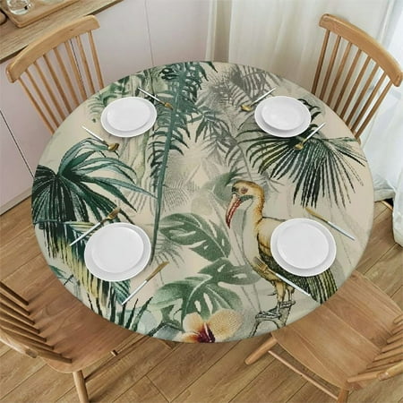 SHERONV Bird Flowers Jungle Round Table Cover Stain Resistant Washable Indoor Outdoor Tablecloth Kitchen Dining Wedding Parties Picnic Camping 100% Polyester Fiber 46-50
SHERONV Bird Flowers Jungle Round Table Cover Stain Resistant Washable Indoor Outdoor Tablecloth Kitchen Dining Wedding Parties Picnic Camping 100% Polyester Fiber 46-50