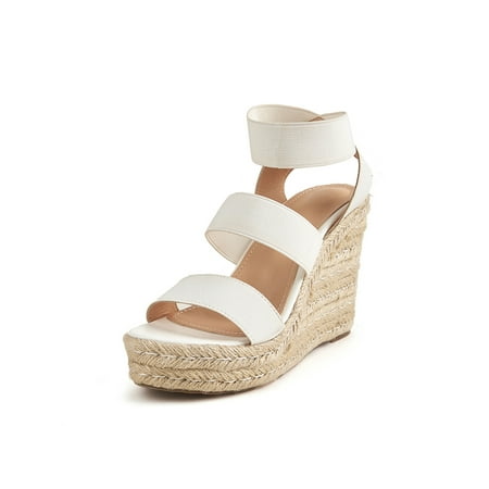 Rotosw Women s Espadrilles Thick Sole Platform Sandal Open Toe Wedge Sandals Ladies Casual Shoe Women Anti-Slip Slip On Dressy White 9
Rotosw Women s Espadrilles Thick Sole Platform Sandal Open Toe Wedge Sandals Ladies Casual Shoe Women Anti-Slip Slip On Dressy White 9