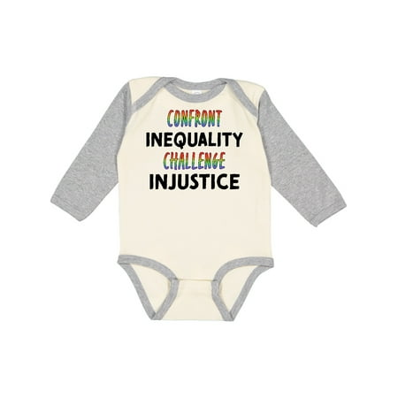 Inktastic Confront Inequality Challenge Injustice Gift Baby Boy or Baby Girl Long Sleeve Bodysuit
Inktastic Confront Inequality Challenge Injustice Gift Baby Boy or Baby Girl Long Sleeve Bodysuit