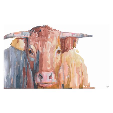 Marmont Hill Buffalo Moka Painting Wall Art Print
