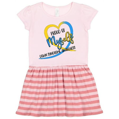 Inktastic Proud of Myself Down Syndrome Awareness Heart Ribbon Gift Toddler Girl Dress
Inktastic Proud of Myself Down Syndrome Awareness Heart Ribbon Gift Toddler Girl Dress