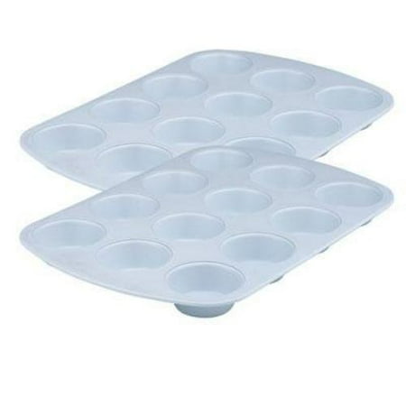 Range Kleen Ceramabake Bakeware - Cupcake Pan - 2eachpack (1814 2)