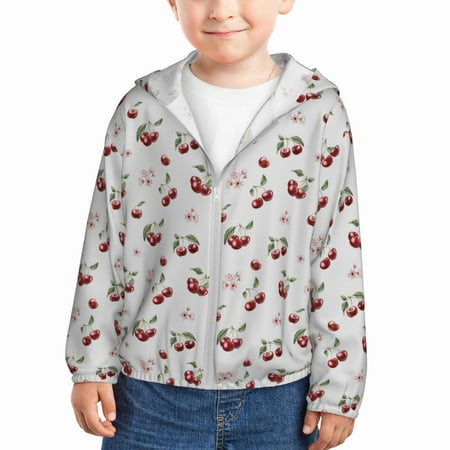 Sun Hoodie for Kids Cherry Berries Long Sleeve Swim Fishing Shirts Sun Protection Zip Up Jacket Clothing Athletic Hoodie
Sun Hoodie for Kids Cherry Berries Long Sleeve Swim Fishing Shirts Sun Protection Zip Up Jacket Clothing Athletic Hoodie
