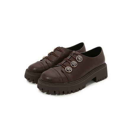 Sanviglor Ladies Loafers Chunky Casual Shoe Platform Dress Shoes Party Vintage Mid Heel Mary Jane Comfort Slip On Brown 7.5
Sanviglor Ladies Loafers Chunky Casual Shoe Platform Dress Shoes Party Vintage Mid Heel Mary Jane Comfort Slip On Brown 7.5