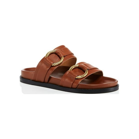 AQUA Womens Brown Buckle Accent Cushioned Round Toe Slip On Leather Slide Sandals Shoes 7.5 B
AQUA Womens Brown Buckle Accent Cushioned Round Toe Slip On Leather Slide Sandals Shoes 7.5 B