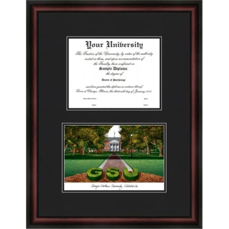 Campus Images GA975D Georgia Southern University Diplomate Framed Lithograph