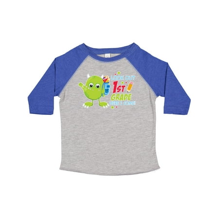 Inktastic Look out 1st Grade Here I Come with Cute Green Monster Gift Toddler Boy or Toddler Girl T-Shirt
Inktastic Look out 1st Grade Here I Come with Cute Green Monster Gift Toddler Boy or Toddler Girl T-Shirt