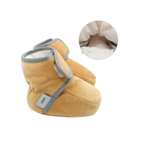 Colisha Infant Baby Slippers Shoe Plush Lining Crib Shoes Oval Toe Sock Boots Casual Cute Booties Magic Tape Ankle Boot Cotton Khaki
Colisha Infant Baby Slippers Shoe Plush Lining Crib Shoes Oval Toe Sock Boots Casual Cute Booties Magic Tape Ankle Boot Cotton Khaki