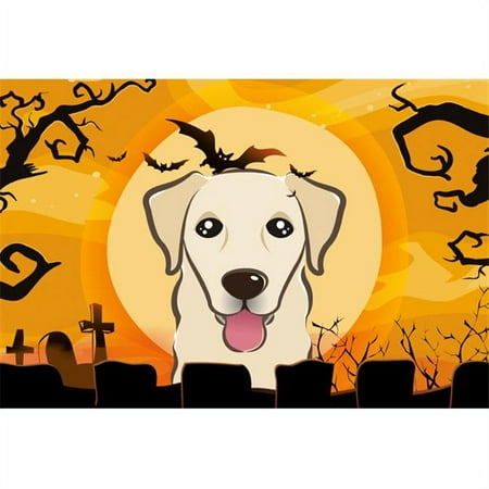 Carolines Treasures BB1810PLMT Halloween Golden Retriever Fabric Placemat
