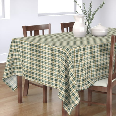 Cotton Sateen Tablecloth 90 Square - Plaid Tartan Green Golfing Classic Traditional Print Custom Table Linens by Spoonflower
Cotton Sateen Tablecloth 90 Square - Plaid Tartan Green Golfing Classic Traditional Print Custom Table Linens by Spoonflower