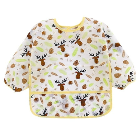 Dido Baby Kids Bibs Long-sleeved Waterproof Smock Feeding Bib with Pocket Baby Bibs
Dido Baby Kids Bibs Long-sleeved Waterproof Smock Feeding Bib with Pocket Baby Bibs