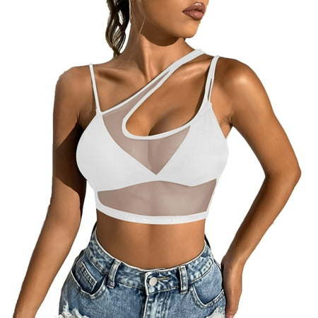 Women Exotic Bra Sets Solid Color Sleeveless Casual Tops See Through Mesh Crop Sheer Shirt Short T Sleepwear Nightwear Chemise Nightie Sets
Women Exotic Bra Sets Solid Color Sleeveless Casual Tops See Through Mesh Crop Sheer Shirt Short T Sleepwear Nightwear Chemise Nightie Sets