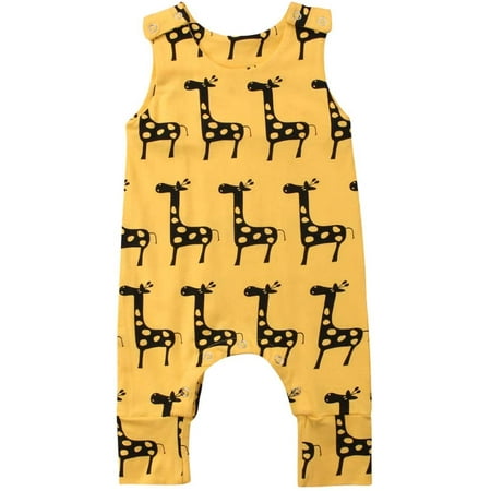 Newborn Infant Baby Girls Boys Sleeveless Romper Giraffe One-Piece Jumpsuit Bodysuit Pants Summer Clothes
Newborn Infant Baby Girls Boys Sleeveless Romper Giraffe One-Piece Jumpsuit Bodysuit Pants Summer Clothes