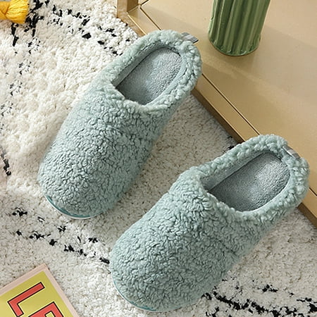 GXSR Men’s Fleece Scuff Slippers with Striped Memory Foam Insole Warm Comfortable Plush Slip-On Mule Slides for Home
GXSR Men’s Fleece Scuff Slippers with Striped Memory Foam Insole Warm Comfortable Plush Slip-On Mule Slides for Home