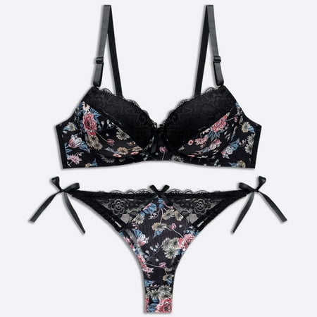 SELONE Plus Size Lingerie Pajamas for Women Lace Fashion With Steel Rings Print Underwear Ladies Lntimates Set Lingerie Sets Nightgowns for Valentines Day Anniversary Wedding Honeymoon Black L
SELONE Plus Size Lingerie Pajamas for Women Lace Fashion With Steel Rings Print Underwear Ladies Lntimates Set Lingerie Sets Nightgowns for Valentines Day Anniversary Wedding Honeymoon Black L
