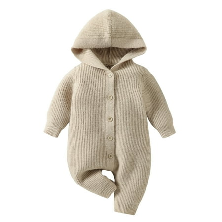 Youmylove Newborn Infant Boys Girls Solid Warm Knitted Sweater Baby Hooded Jumpsuit Romper Cute Outfits Clothing Fashion Kids Parkas Outerwear
Youmylove Newborn Infant Boys Girls Solid Warm Knitted Sweater Baby Hooded Jumpsuit Romper Cute Outfits Clothing Fashion Kids Parkas Outerwear