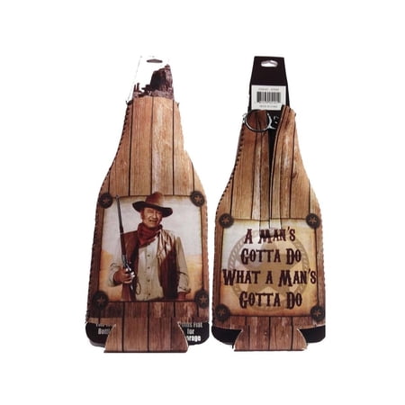 John Wayne A Man's Gotta Do Bottle Huggie