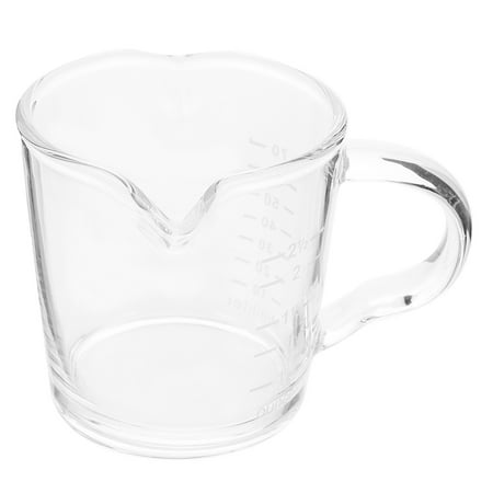 Milk Measuring Cup Handheld Coffee Cup Espresso Glass Transparent Glass Cup with Scale
Milk Measuring Cup Handheld Coffee Cup Espresso Glass Transparent Glass Cup with Scale