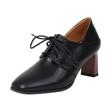 ZHAGHMIN Womens Canvas Slip On Shoes Ladies British Fashion Solid Color Lace Up Square Head Thick High Heeled Casual Leather Shoes Booties For Women Dressy Round Toe Heels Dress Heels Platform Heel
ZHAGHMIN Womens Canvas Slip On Shoes Ladies British Fashion Solid Color Lace Up Square Head Thick High Heeled Casual Leather Shoes Booties For Women Dressy Round Toe Heels Dress Heels Platform Heel