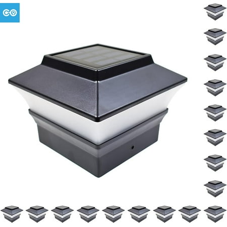 18 Pack Black Outdoor Garden 4 x 4 Solar LED Post Deck Square Fence Light Landscape Lamp Lawn PVC Vinyl Wood
18 Pack Black Outdoor Garden 4 x 4 Solar LED Post Deck Square Fence Light Landscape Lamp Lawn PVC Vinyl Wood