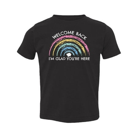 Welcome Back I m Glad You are Here - Back To School Toddler T-Shirt (Black 4T)
Welcome Back I m Glad You are Here - Back To School Toddler T-Shirt (Black 4T)