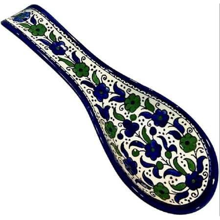 Hand-painted Ceramic Spoon Rest From Holy - Cooking Ladle Holder (Navy/Green)
Hand-painted Ceramic Spoon Rest From Holy - Cooking Ladle Holder (Navy/Green)