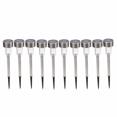 10pcs 5W High Brightness Solar Power LED Lawn Lamps with Lampshades for Patio Yard Driveway White & Silver
10pcs 5W High Brightness Solar Power LED Lawn Lamps with Lampshades for Patio Yard Driveway White & Silver