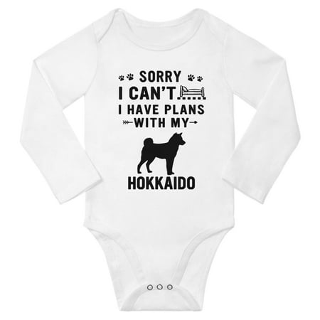 Sorry I Can t I Have Plans With My Hokkaido Baby Long Sleeve Bodysuit (White 18-24 Months)
Sorry I Can t I Have Plans With My Hokkaido Baby Long Sleeve Bodysuit (White 18-24 Months)