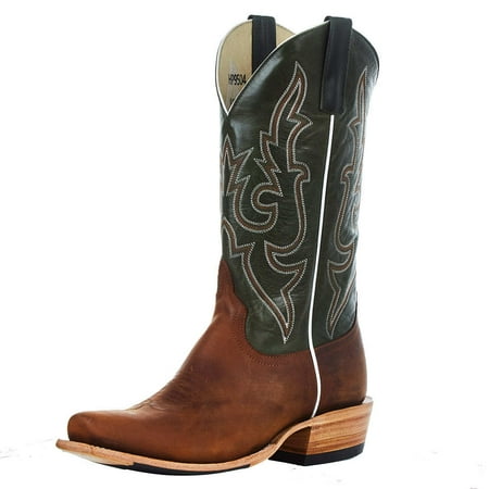 HP9504 Men`s Horsepower Top Hand Volcano Cognac Roughout 13` Turquoise SInsation Top