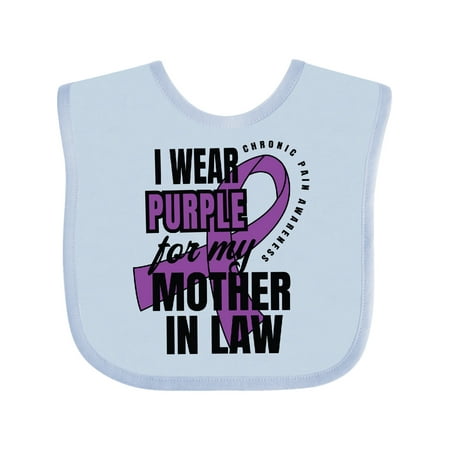 Inktastic Chronic Pain I Wear Purple For My Mother in Law Gift Baby Boy or Baby Girl Bib
Inktastic Chronic Pain I Wear Purple For My Mother in Law Gift Baby Boy or Baby Girl Bib