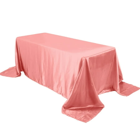 Efavormart 90x132 Rectangle Coral Wholesale Satin Tablecloth Banquet Linen Wedding Party Restaurant
Efavormart 90x132 Rectangle Coral Wholesale Satin Tablecloth Banquet Linen Wedding Party Restaurant