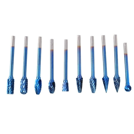 3mm Tungsten Carbide Burrs 6mm Diameter Double Cut File Router