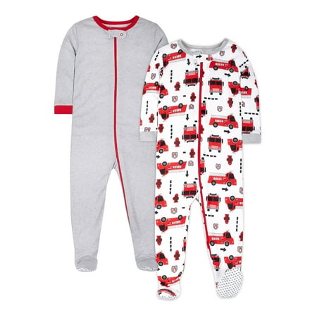 Little Star Baby & Toddler Boy 2 Pk Footed Full Zip Snug Fit Pajamas Size 9 Months-5T
Little Star Baby & Toddler Boy 2 Pk Footed Full Zip Snug Fit Pajamas Size 9 Months-5T