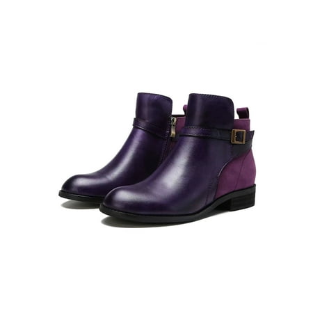 UKAP Ladies Riding Boots Buckle Strap Bike Boot Low Calf Ankle Bootie Vintage Winter Shoes Walking Short Booties Block Lightweight Purple 9
UKAP Ladies Riding Boots Buckle Strap Bike Boot Low Calf Ankle Bootie Vintage Winter Shoes Walking Short Booties Block Lightweight Purple 9