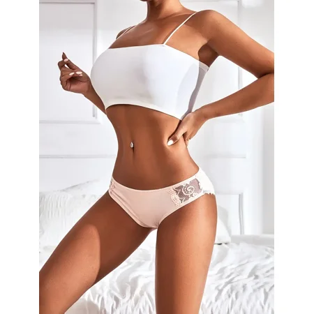 Lace Trim Bikini Panties Low-Cut Cotton Lace Trim Bikini Briefs Women‘s Lingerie & Underwear
Lace Trim Bikini Panties Low-Cut Cotton Lace Trim Bikini Briefs Women‘s Lingerie & Underwear