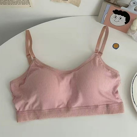 DENGDENG Womens Comfort Straps Bra Wireless Crop Top Yoga Bralette Everyday Soft Padded Wirefree Bralette
DENGDENG Womens Comfort Straps Bra Wireless Crop Top Yoga Bralette Everyday Soft Padded Wirefree Bralette