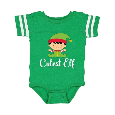 Inktastic Cutest Elf Christmas Holiday Gift Baby Boy or Baby Girl Bodysuit