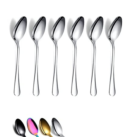 Berglander Teaspoons 6.5 Set of 6 Stainless Steel Shiny Polish Tea Spoons Silverware Tea Spoon Small Dessert Spoon Teaspoon Sturdy And Easy To Clean Dishwasher Safe
Berglander Teaspoons 6.5 Set of 6 Stainless Steel Shiny Polish Tea Spoons Silverware Tea Spoon Small Dessert Spoon Teaspoon Sturdy And Easy To Clean Dishwasher Safe