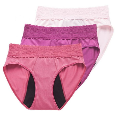 Spdoo High Waist Period Underwear Leakproof Menstrual Briefs Pack of 3 Pink/Red/Purple 2XL/8
Spdoo High Waist Period Underwear Leakproof Menstrual Briefs Pack of 3 Pink/Red/Purple 2XL/8