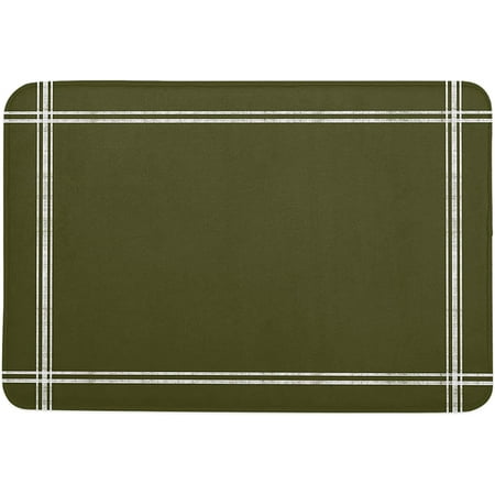 Solid Color Door Mat Anti-Skid Welcome Mat Absorbent Floor Mat Front Doormat for Kitchen Bathroom Entryway Patio High Traffic Areas Simple Style Dark Green Classic Texture 24x16 Inch
Solid Color Door Mat Anti-Skid Welcome Mat Absorbent Floor Mat Front Doormat for Kitchen Bathroom Entryway Patio High Traffic Areas Simple Style Dark Green Classic Texture 24x16 Inch